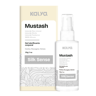 MUSTASH SILK SENSE - GEL 100% SILICONE