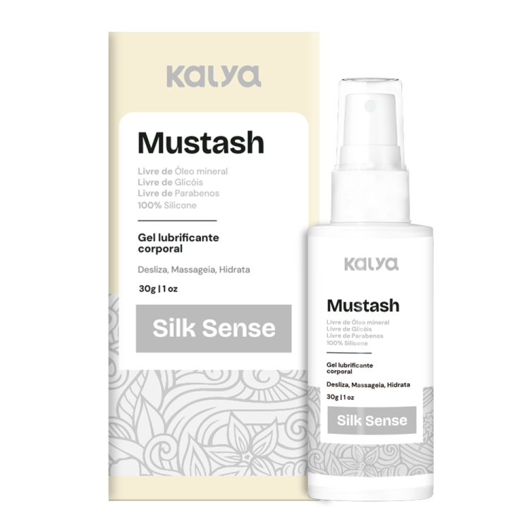 MUSTASH SILK SENSE - GEL 100% SILICONE